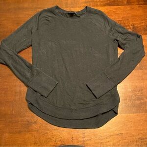 Athleta Black Long Sleeve Top- XS